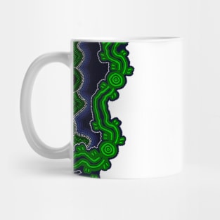 Aboriginal Art - After The Rain Half Mug